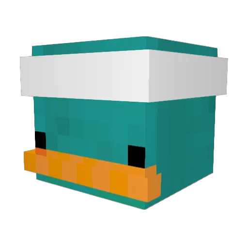 Crusher91407 Minecraft avatar head, 3D render