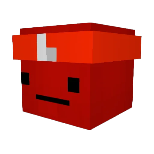 CrusherCZ56 Minecraft avatar head, 3D render
