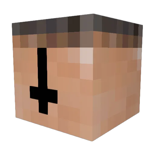 CrushinSelfDoubt Minecraft avatar head, 3D render