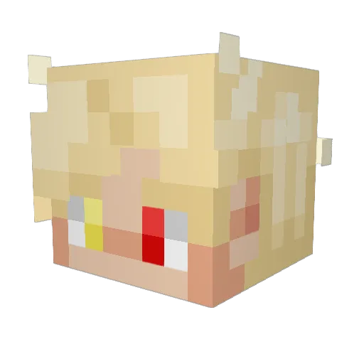 Minecraft-Avatar von CrustBoi1321: Kopf als 3D-Render