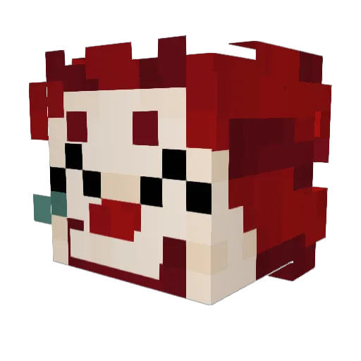 CrustyEpidemic Minecraft avatar head, 3D render