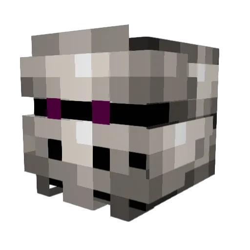 CrustyMilk2015 Minecraft avatar head, 3D render