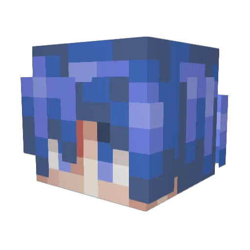 Crusty_Gabz Minecraft avatar head, 3D render