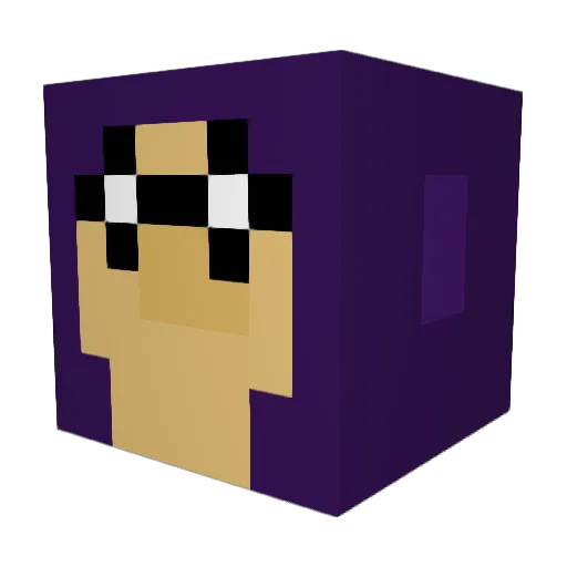 Crusty_Sox Minecraft avatar head, 3D render