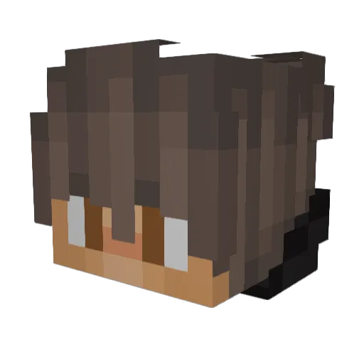 Cruxifyy__8 Minecraft avatar head, 3D render