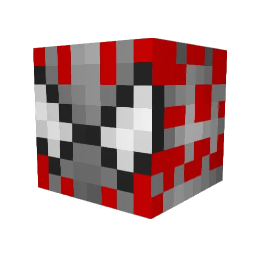 CruzTheMuse Minecraft avatar head, 3D render