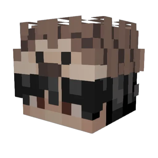 Cruz_The_Crust Minecraft avatar head, 3D render