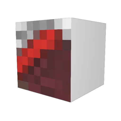 Cruzeey Minecraft avatar head, 3D render