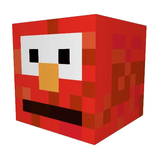 Cruzgk55 Minecraft avatar head, 3D render