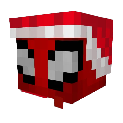 Crxytxn Minecraft avatar head, 3D render