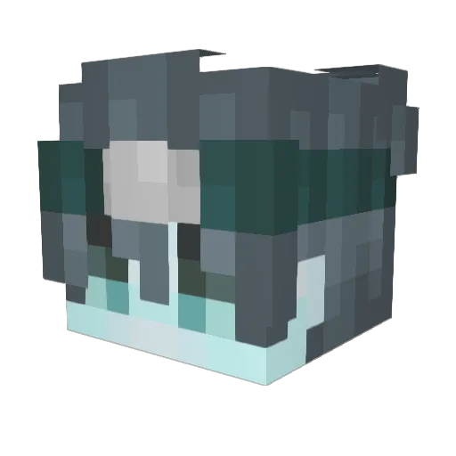 Cry2sleep_kubik Minecraft avatar head, 3D render