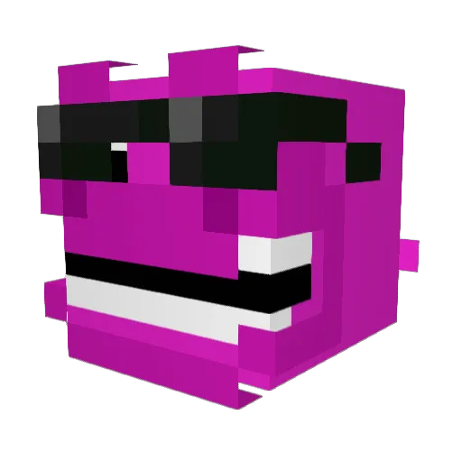 CryBabyT_T Minecraft avatar head, 3D render