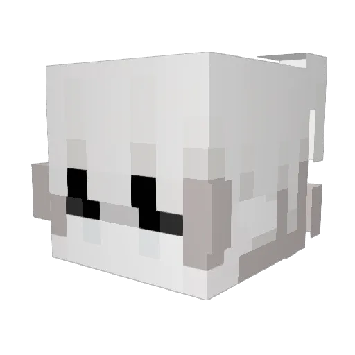 CryKxxL Minecraft avatar head, 3D render