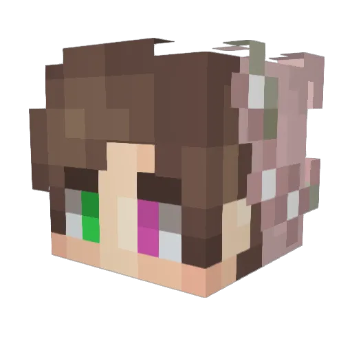 CryRaichuIsLegit Minecraft avatar head, 3D render