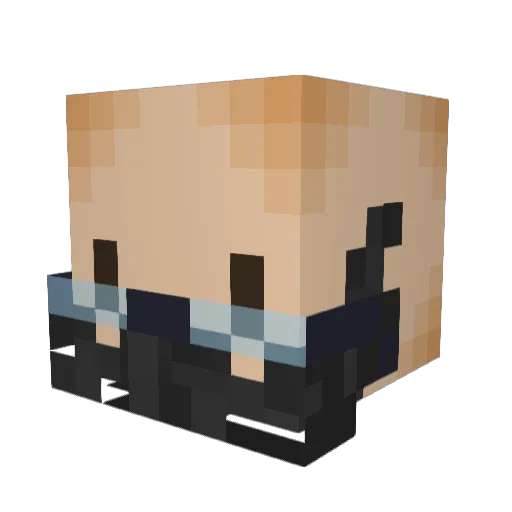 CryZ_Jay Minecraft avatar head, 3D render