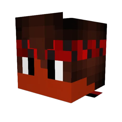 CryZorix Minecraft avatar head, 3D render