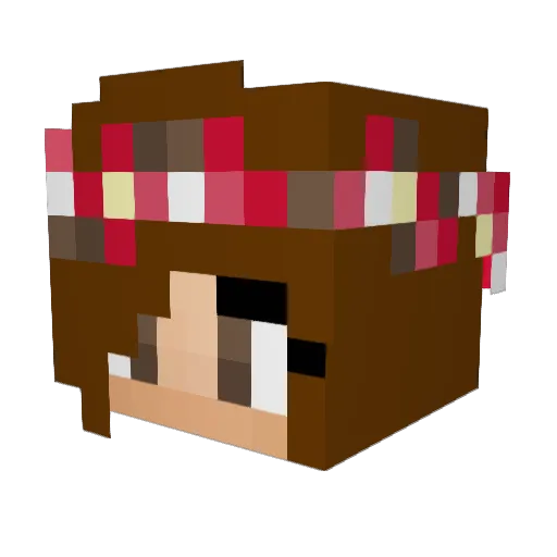 CryaoticMonkey Minecraft avatar head, 3D render