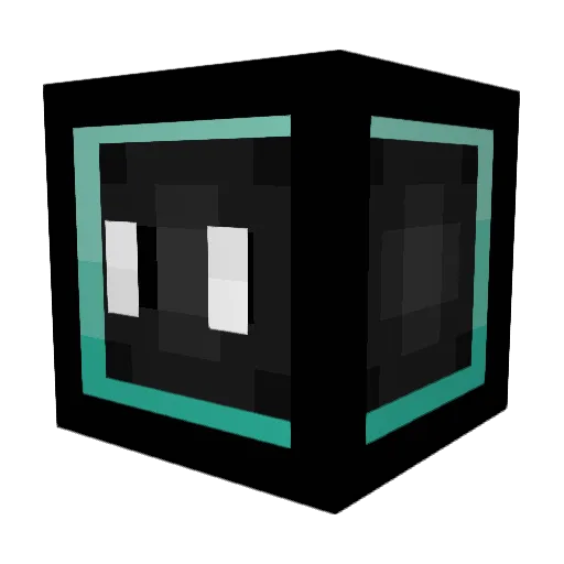 Cryden Minecraft avatar head, 3D render