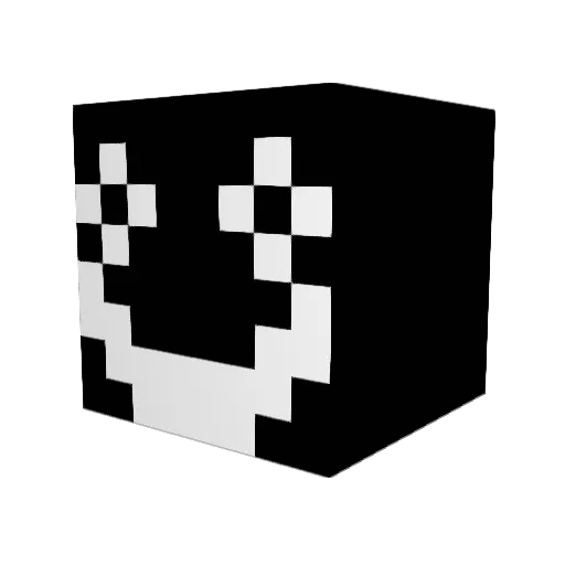CryingZone12 Minecraft avatar head, 3D render