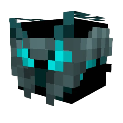 CryoChi Minecraft avatar head, 3D render