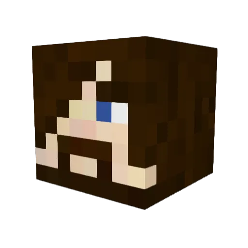 Cryo_Gen Minecraft avatar head, 3D render