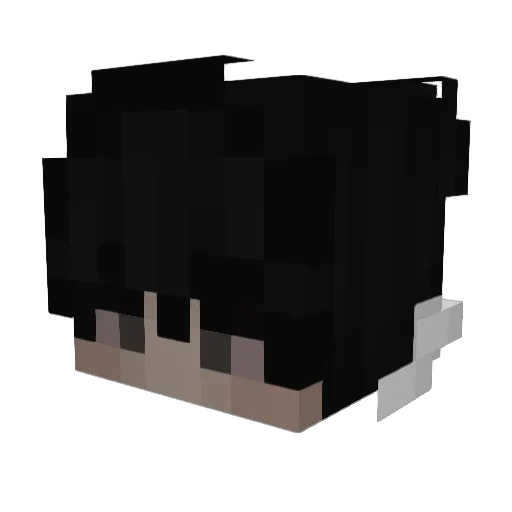 Cryoarbor Minecraft avatar head, 3D render