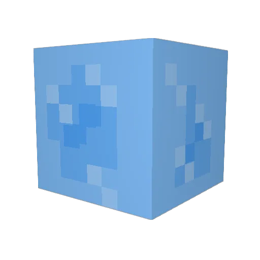 Cryogenic_Cube Minecraft avatar head, 3D render