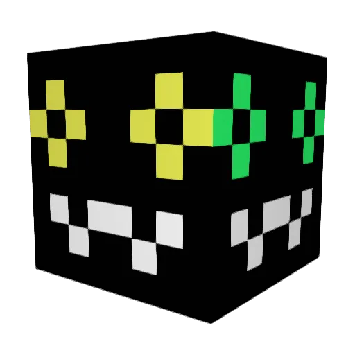 Cryolo9812 Minecraft avatar head, 3D render