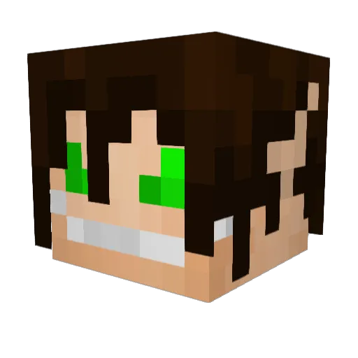 CryonicLimits Minecraft avatar head, 3D render