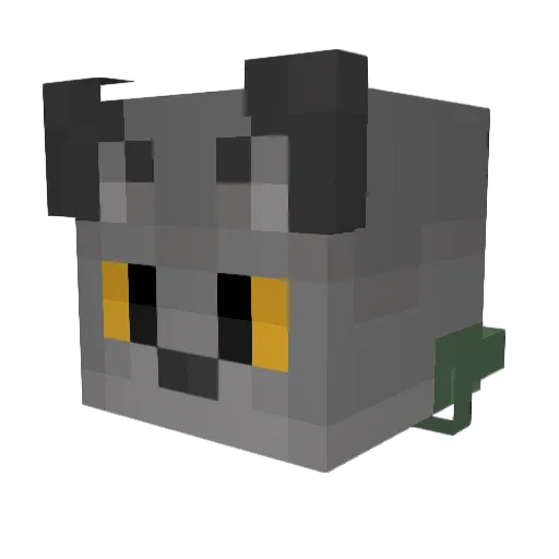 Cryotic8621 Minecraft avatar head, 3D render