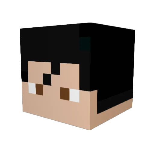 Cryotypical31 Minecraft avatar head, 3D render