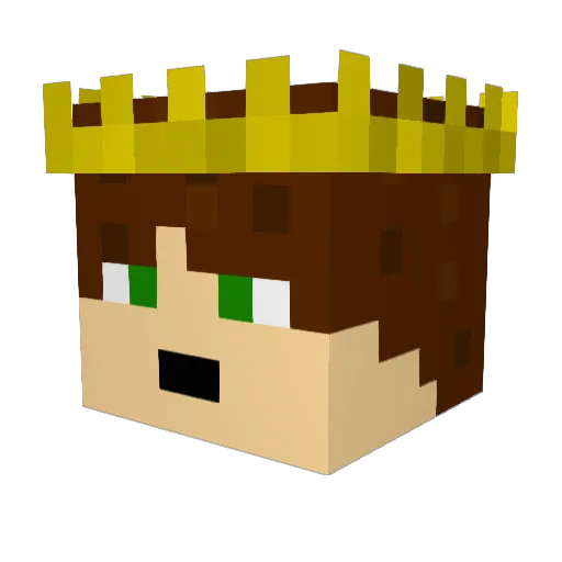 CryptexCS Minecraft avatar head, 3D render