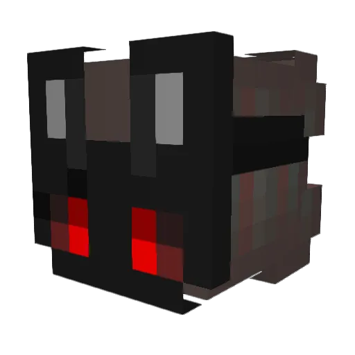 CrypticBooty Minecraft avatar head, 3D render