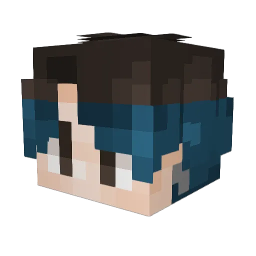 CrypticJono Minecraft avatar head, 3D render