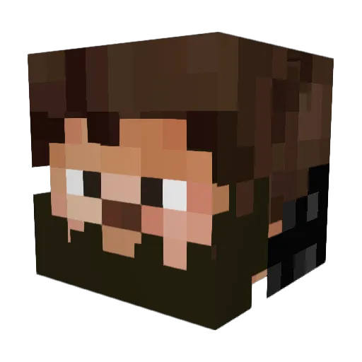 CrypticLegendd Minecraft avatar head, 3D render