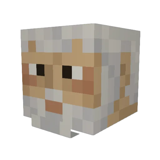 CrypticV9 Minecraft avatar head, 3D render