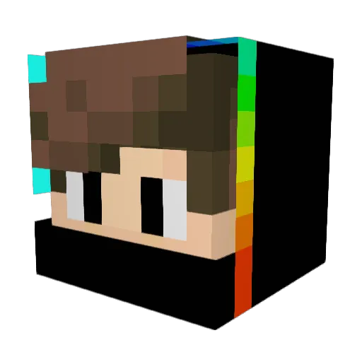 Cryptic_Crafter Minecraft avatar head, 3D render