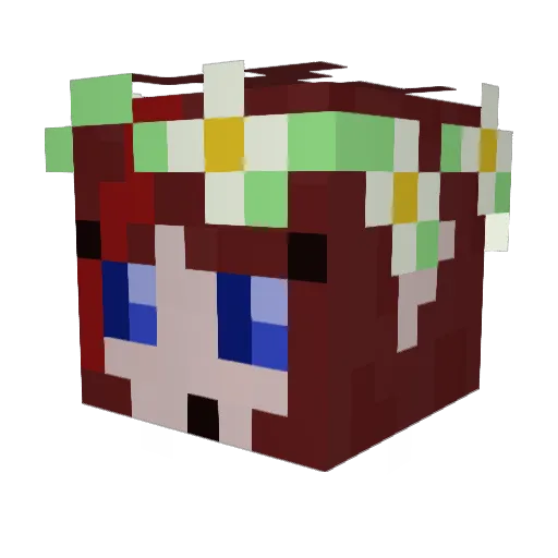 Cryptic_Paradigm Minecraft avatar head, 3D render