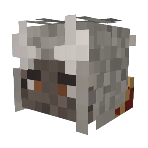 Cryptic_Pyrite Minecraft avatar head, 3D render