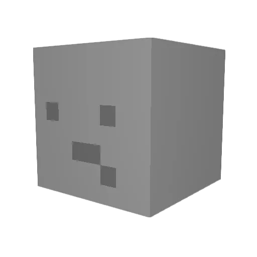 CrypticalZZZ Minecraft avatar head, 3D render