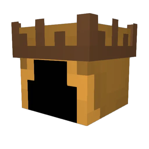 CrypticsBat Minecraft avatar head, 3D render