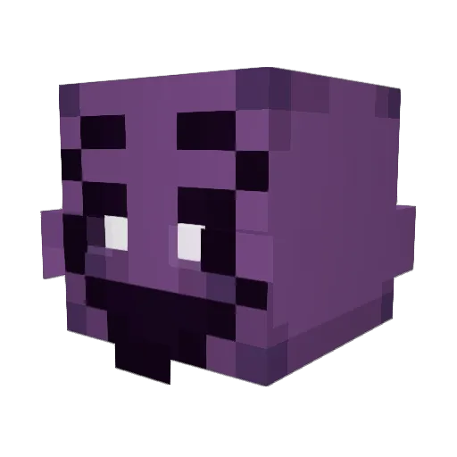 CryptoLegacy Minecraft avatar head, 3D render