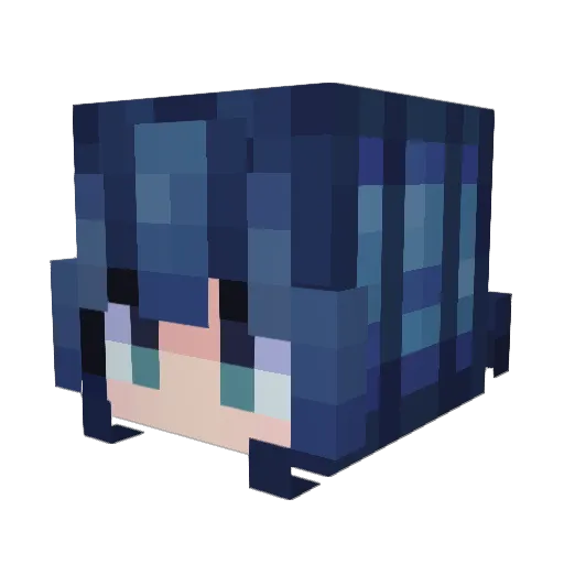 Crypton74 Minecraft avatar head, 3D render