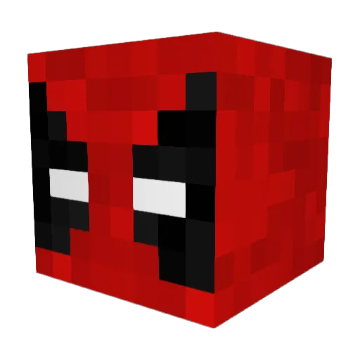 Cryptoshot Minecraft avatar head, 3D render