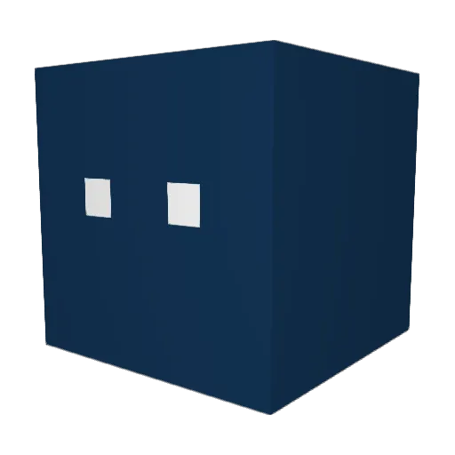 Cryptxz4 Minecraft avatar head, 3D render