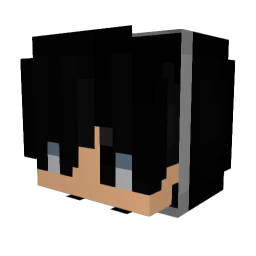 Cryrex Minecraft avatar head, 3D render