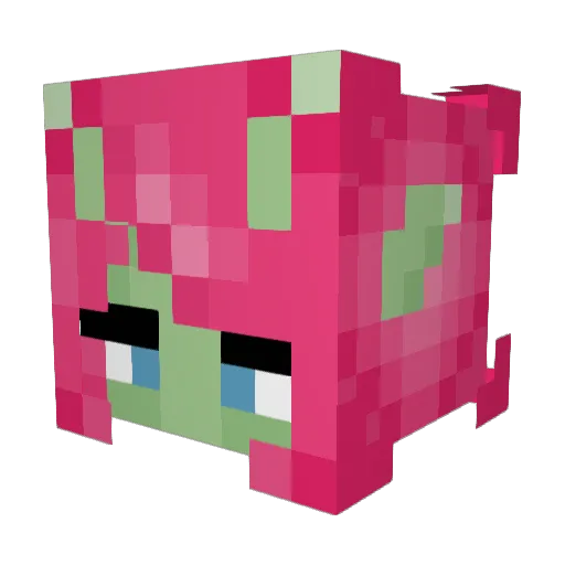 Minecraft-Avatar von Crysiaa: Kopf als 3D-Render