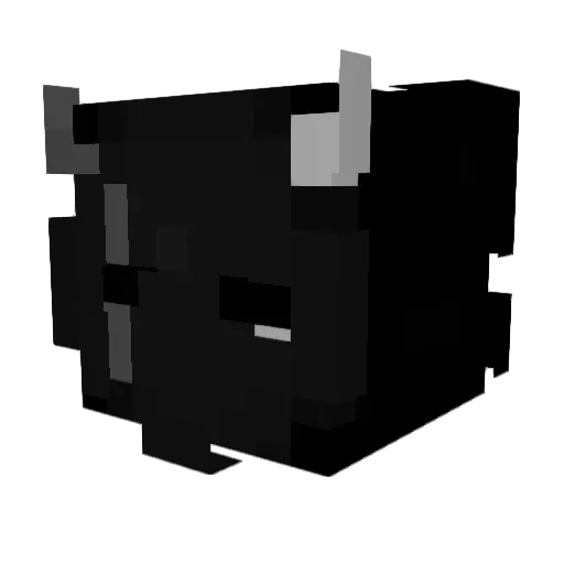Crysics_ Minecraft avatar head, 3D render