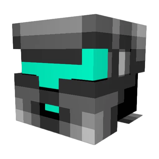 CrysisLTU Minecraft avatar head, 3D render