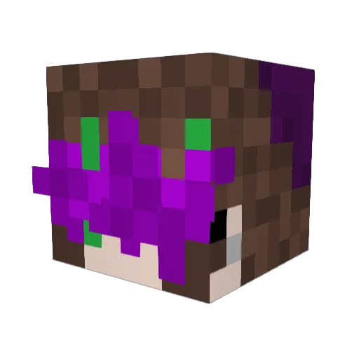 Crysiss97 Minecraft avatar head, 3D render